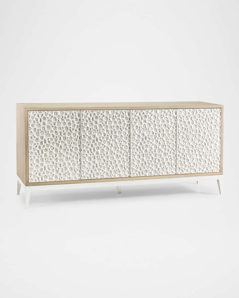 Water Pelagic Cast Metal Credenza